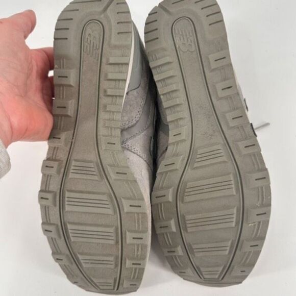 New‎ Balance 696 Classic Women's Running Shoes WL696WPG Gray Suede Size 9 - Picture 7 of 8
